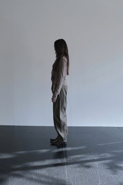 DRAPE 013 'Cascade Knit Collar Cardigan'