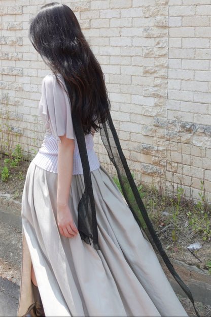 DRAPE 009 'Sparkling Metal Viscose Scarf'