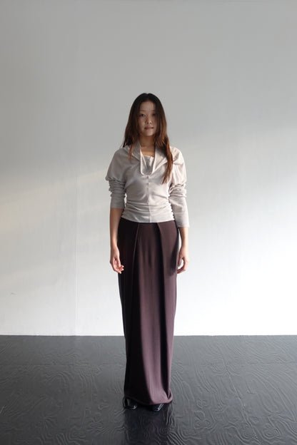 DRAPE 012 'Soft Folds Rib Skirt'